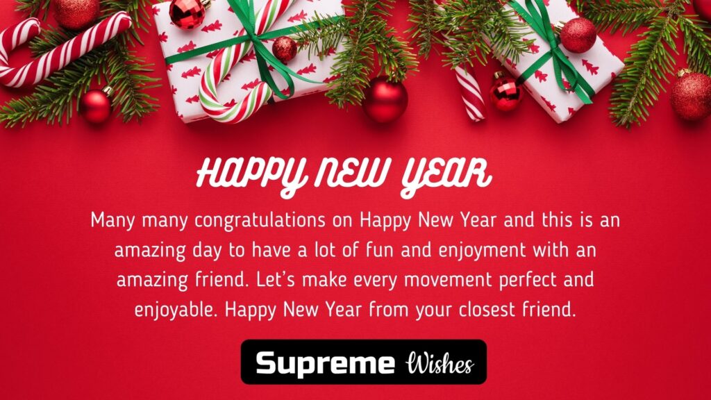 Happy New Year Friends Greetings