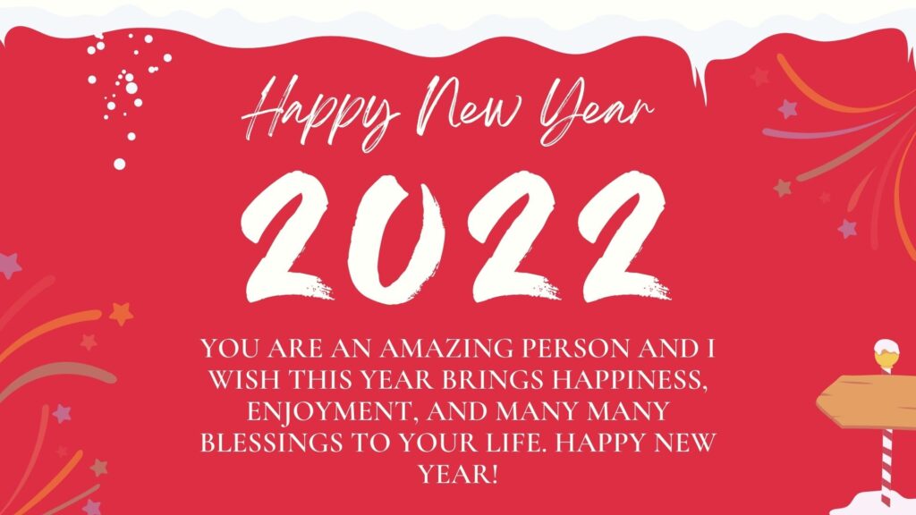 Happy New Year madam teacher