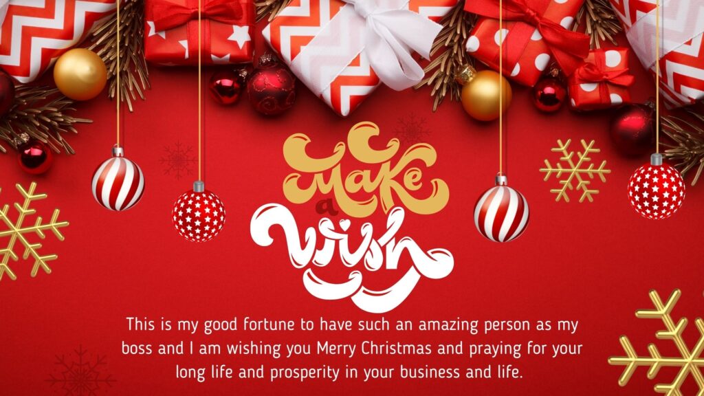 Merry Christmas Boss