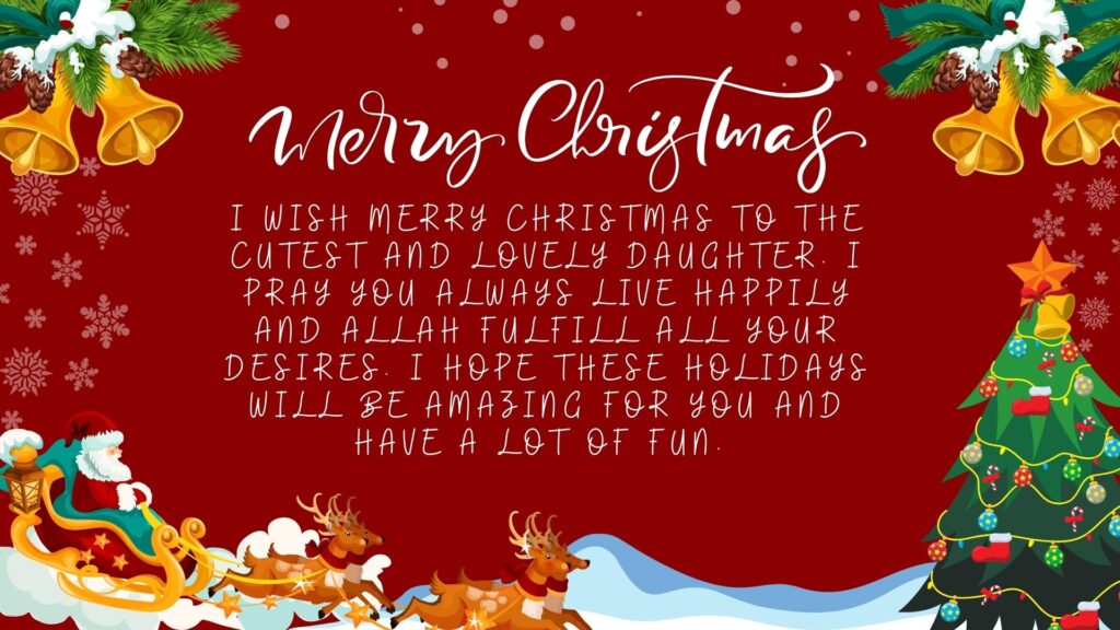 Merry Christmas Daughter 2022