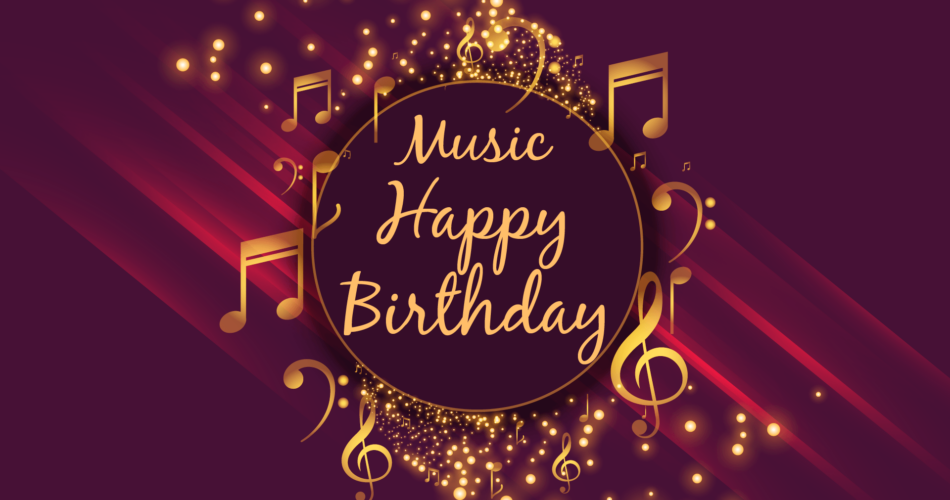 Music birthday gif collection