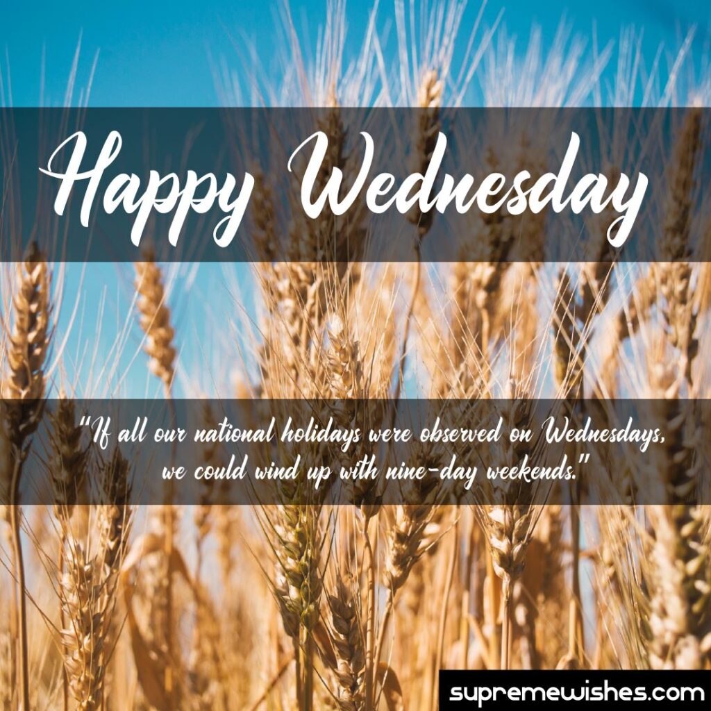 good morning wednesday message