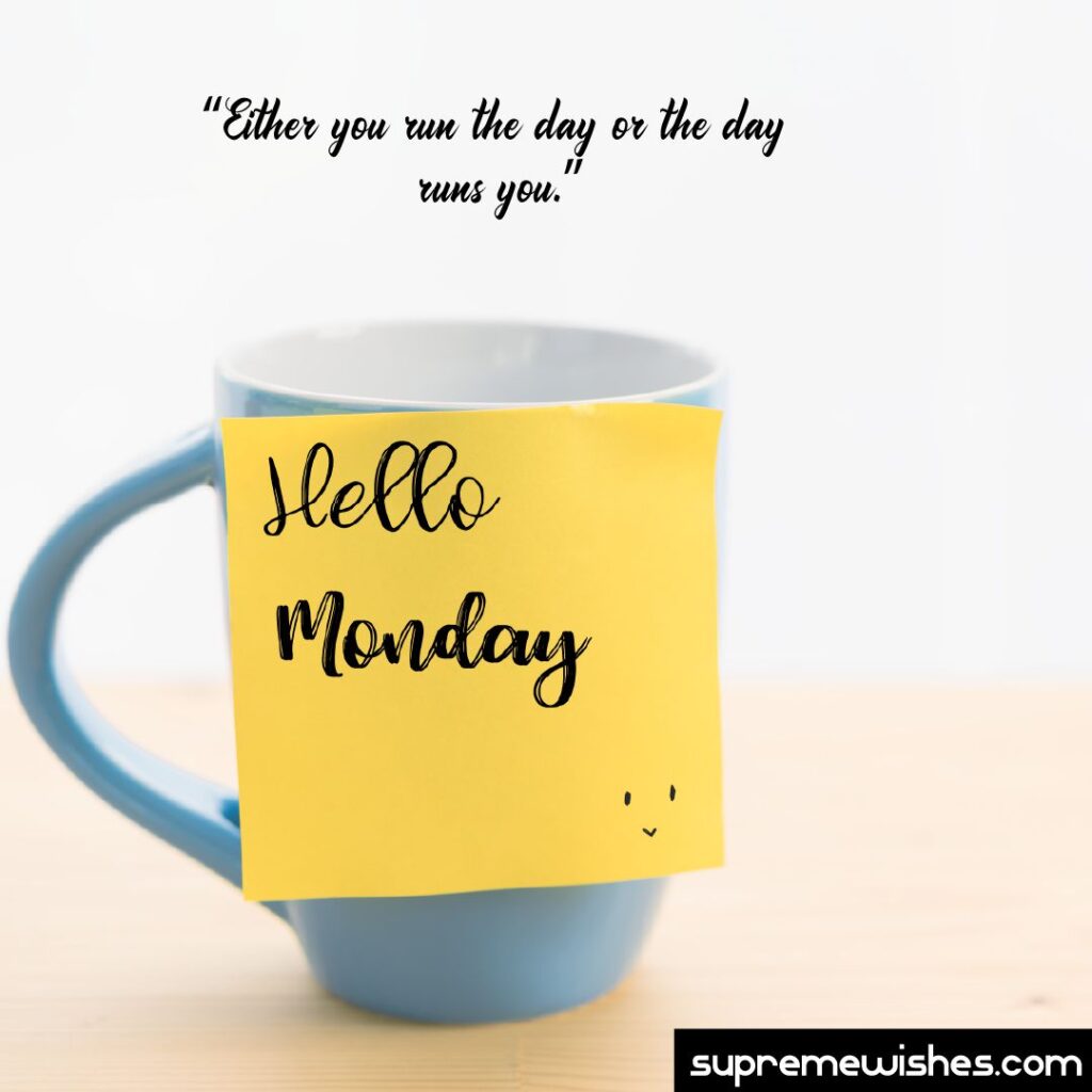 Monday coffee image
