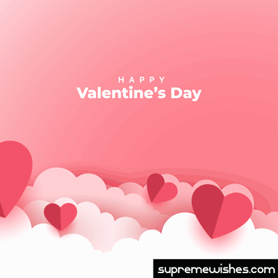 Cloud hearts valentines day gif