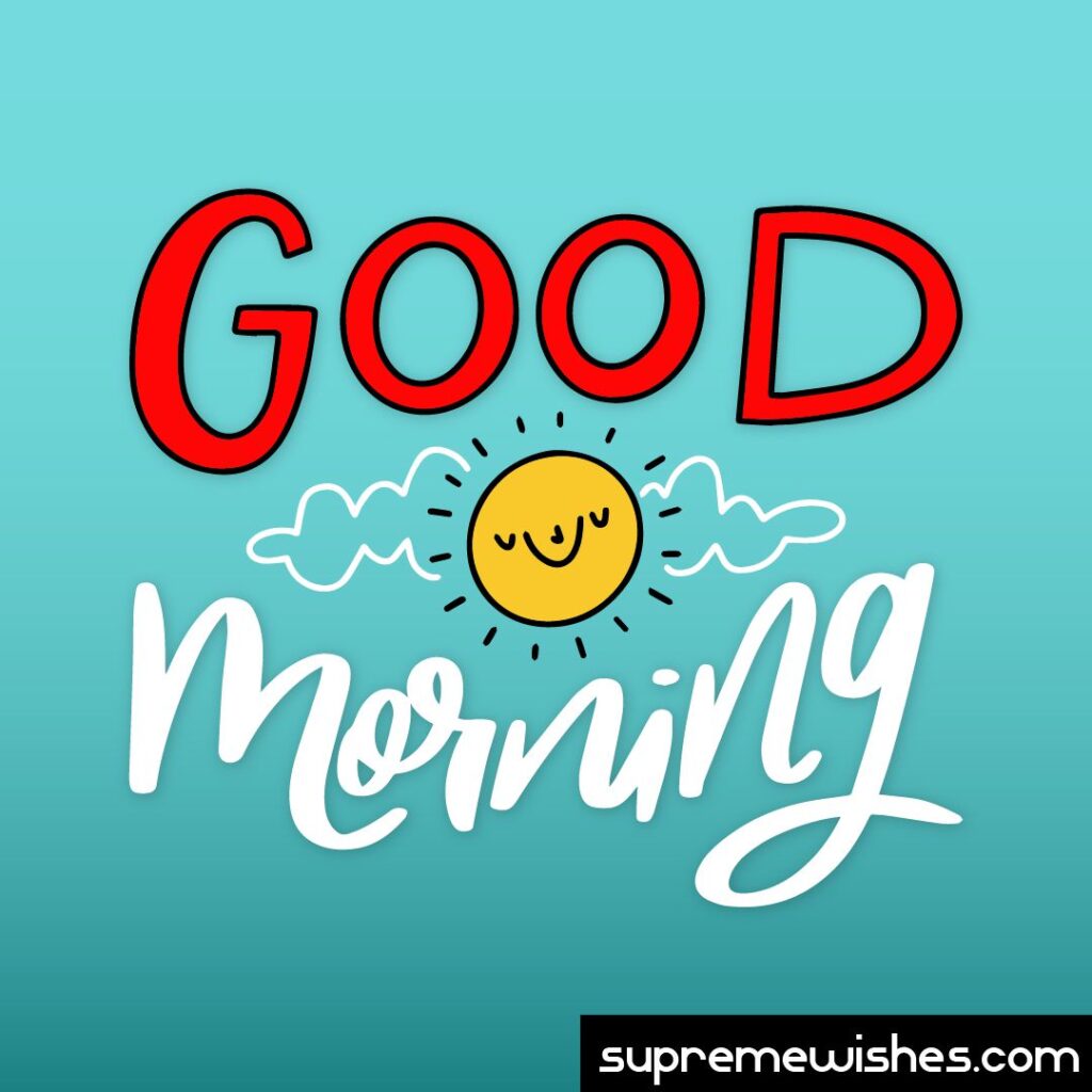 Good morning image